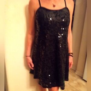 Liz Claiborne... Black sequin dress size 12